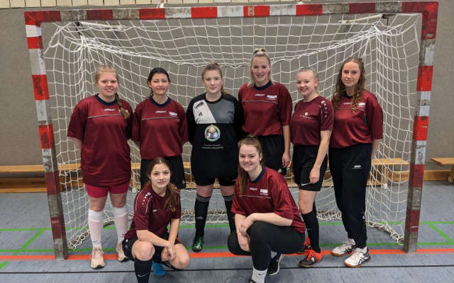 Bronze-Damenmannschaft Fußball